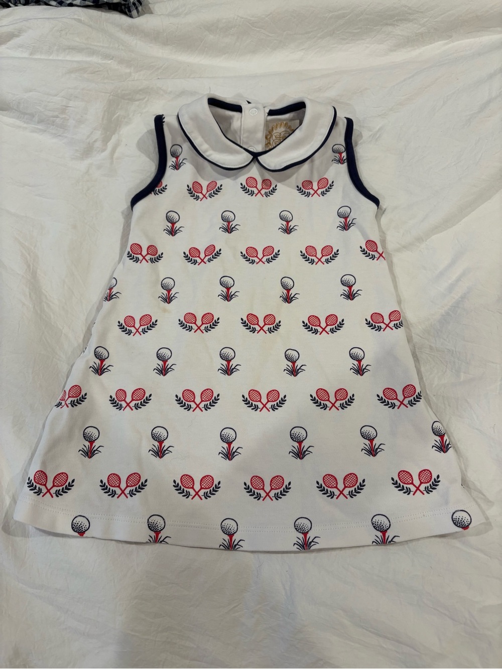 The Beaufort Bonnet Company Little Sport Maude’s Peter Pan Collar Dress